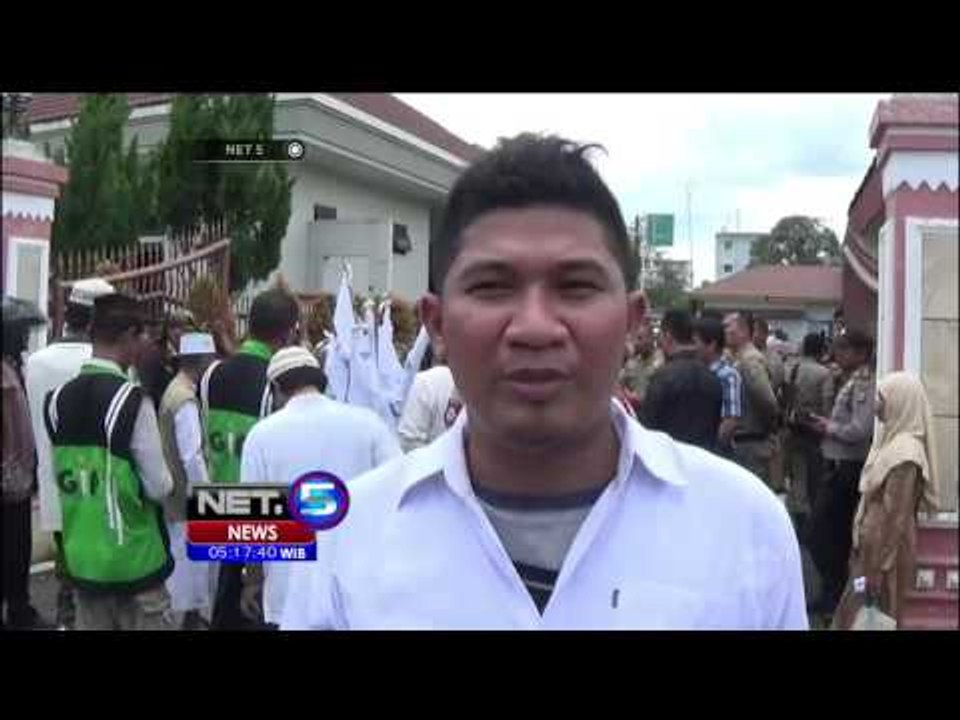 Puluhan Warga Tuntut Anggota DPRD Tebing Tinggi Tes Narkoba - NET5