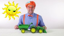 Tractors for Children _ Blippi Toys - TRACTOR SONG _ Blippi Toysg