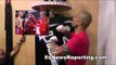 boxing star miguel cotto working the speed bag cotto vs martinez EsNews boxing