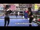 Adrienne Alegria sparring her sister casandra EsNews