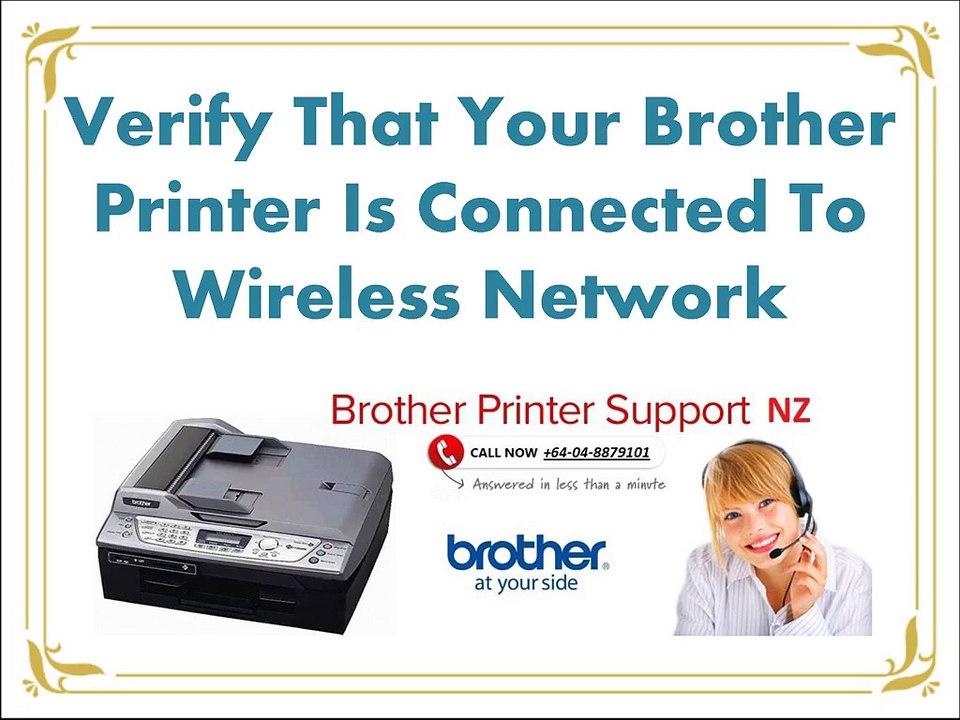 Verify That Your Brother Printer Is Connected To Wireless Network