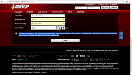 Cara Buat Akun Judi Bola di Ligavip Indonesia