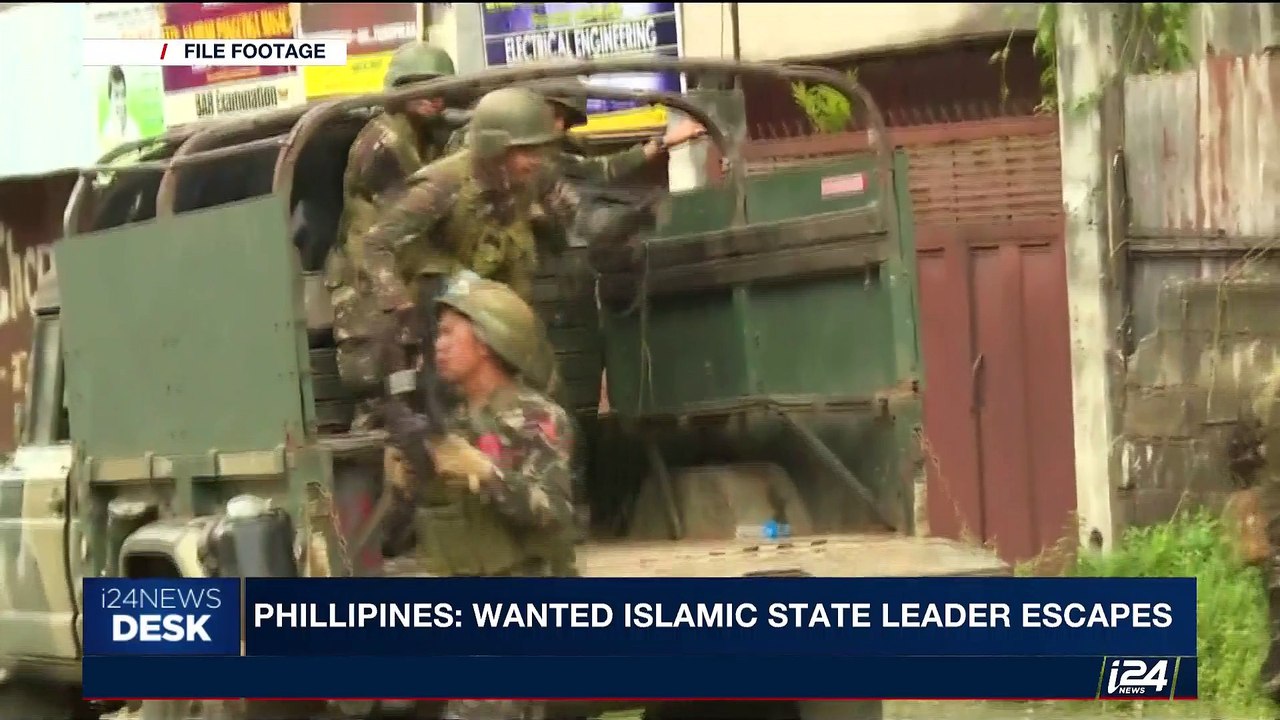 i24NEWS DESK | Phillipines: Wanted Islamic state leader escapes | Saturday, June 24th 2017