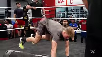 Watch the tryout drill that turns WWE prospects into putty