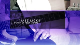 JAZZ LICKS 2/5/1 IN C MINOR (24/24)