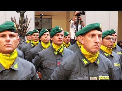 Napoli - Guardia di Finanza, celebrato 243° anniversario alla Caserma Zanzur (23.06.17)