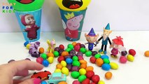 Надувные шарики сюрприз чашки Игрушки Узнайте цвета для Дети