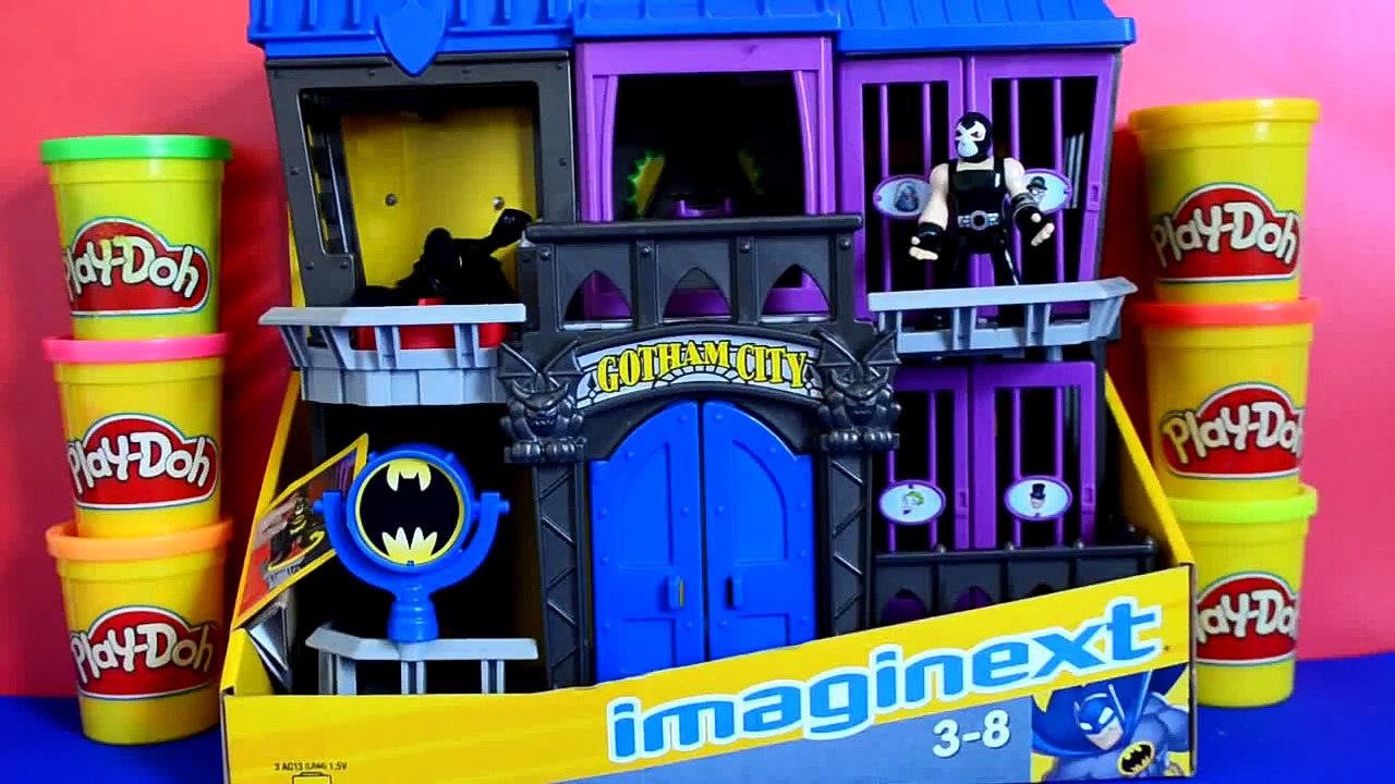 Activités homme chauve-souris ville pâte jouer pâte à modeler Ensemble super-héros Dc imaginext gotham