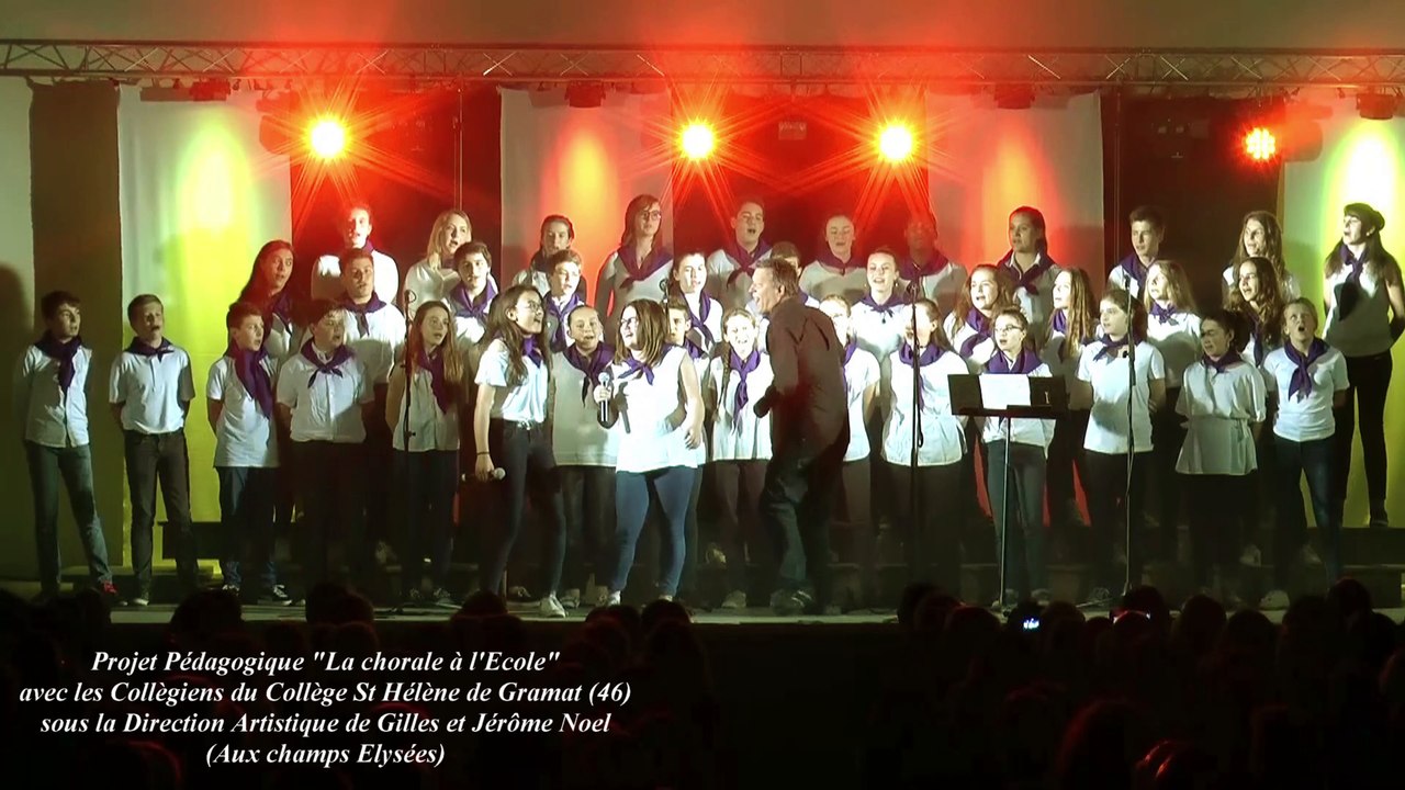Aux champs Elysées (Projet Pédagogique la chorale à l'Ecole)