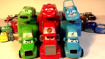 Pixar Cars Charer Encyclopedia with MACK , Lighnting McQueen Hauler and The King Hauler