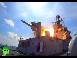 RAW: Chinese navy holds massive combat drills in disputed South China Sea
