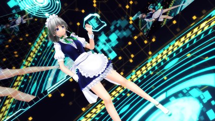 【東方MMD】十六夜咲夜で「Fly to night, tonight」