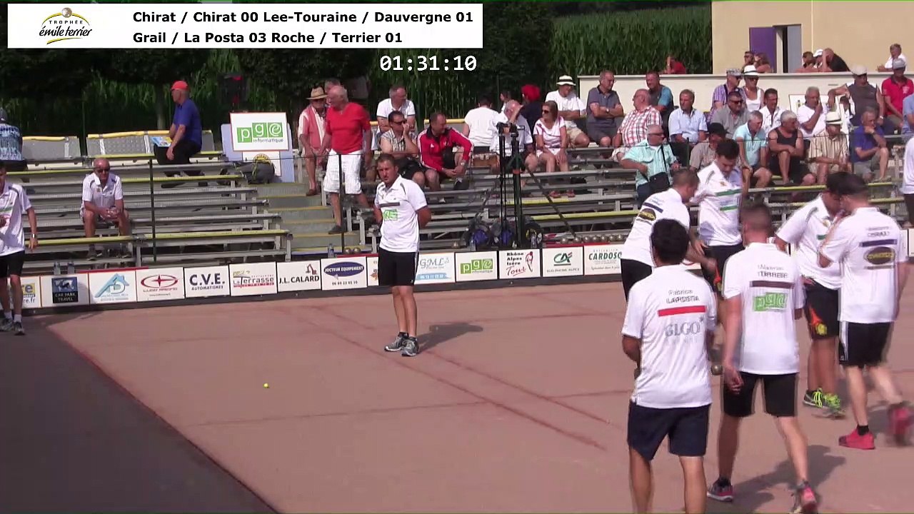 Premières parties de poules, 12ème Trophée Emile Terrier, Sport Boules, Satolas et Bonce 2017