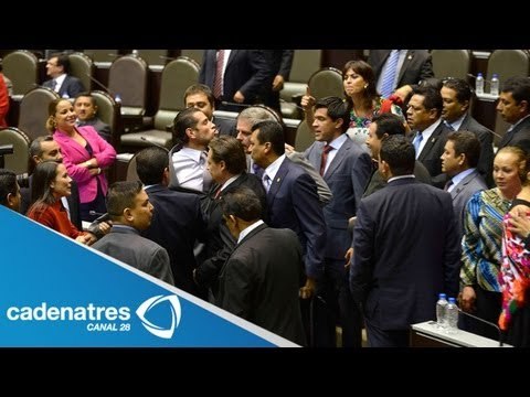 Bronca entre panistas, priistas y ecologistas en la Cámara de Diputados
