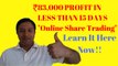 Online Share Trading - 3 Simple Indicators To Help You Identify Profitable Trades