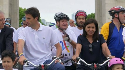 JO-2024: un vélodrome éphémère sur la place de l'Etoile à Paris