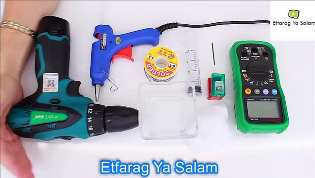 How to make a Mini Battery for Free electricity كيف تصنع بطارية باستخدام محلول ملحي للحصول علي تيار كهربائي مجانا