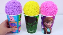 Coches colores crema cara congelado hielo cinético Aprender cerdo arena sonriente sorpresa juguetes Disney peppa