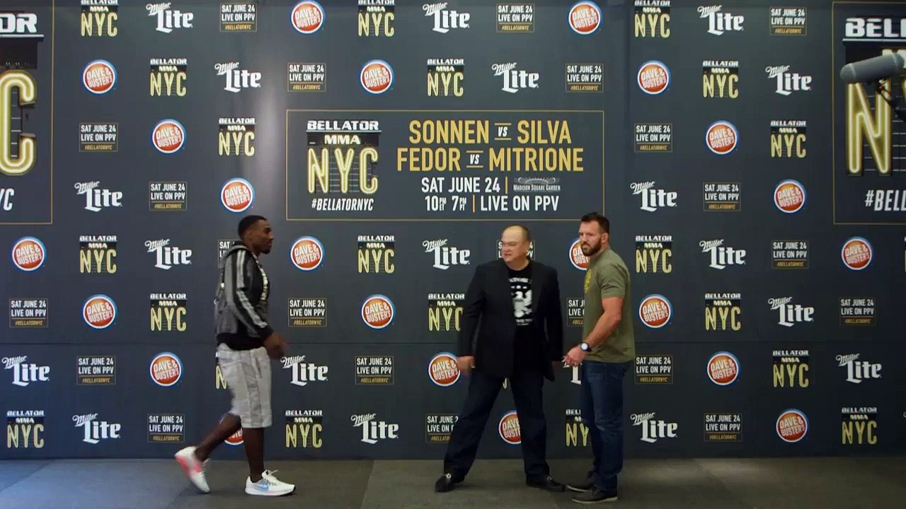 Bellator 180- Phil Davis vs. Ryan Bader Media Day Staredown - MMA Fighting
