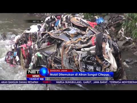 Mobil Terseret Arus Banjir Ditemukan di Sungai Citepus - NET 12