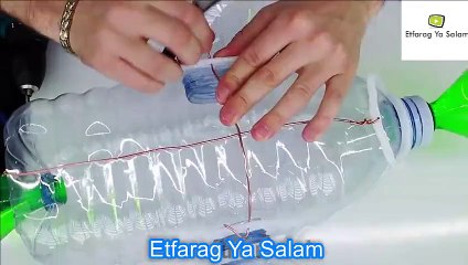 How to make a fish trap with plastic bottles in 5 minutes   كيف تصنع مصيدة سمك من الزجاجات البلاستيك في 5 دقائق