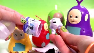 Teletubbies Unboxing - Stacking Cups Bubble Guppies Surprise Play-Doh Kinder Shopkins Huevos Sorpresa