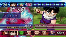 Bola Batalla Dragón épico rojo de Budokai Tenkaichi 3 goku SSJ5 vs Zaiko 1080p Potara