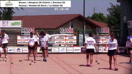 Secondes parties de poules, 12ème Trophée Charles Béraudier, Sport Boules, Satolas et Bonce 2017