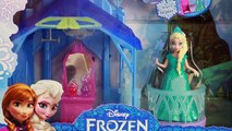 Château chiquenaude de la glace Nouveau palais Princesse examen interrupteur jouet déballage Elsa n disney magiclip anna