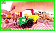 Una y una en un tiene una un en y animales vacas hace granja granjas caballos Niños de en vídeo con Joe macdonald