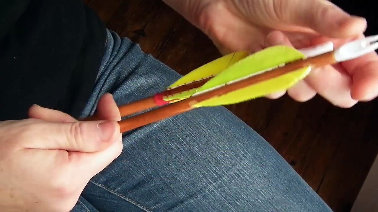 Wrapping A Wooden Arrow - Start To Finish