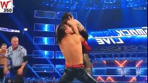 Shinsuke Nakamura & Sami Zayn Vs Kevin Owens & Baron Corbin Tag Team Match At WWE Smackdown Live