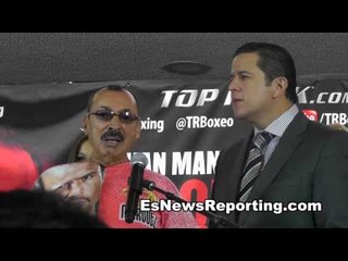 Nacho Beristain On Podium Last Presser