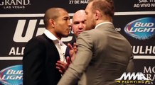 UFC 189- Jose Aldo vs. Conor McGregor Staredown