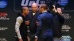 UFC 189 World Tour- Jose Aldo vs. Conor McGregor Staredown (NY)