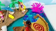 Ana en Playa Niños Bricolaje divertido Niños oceano Escena Limo el juguete en Mini elsa ariel moana kt
