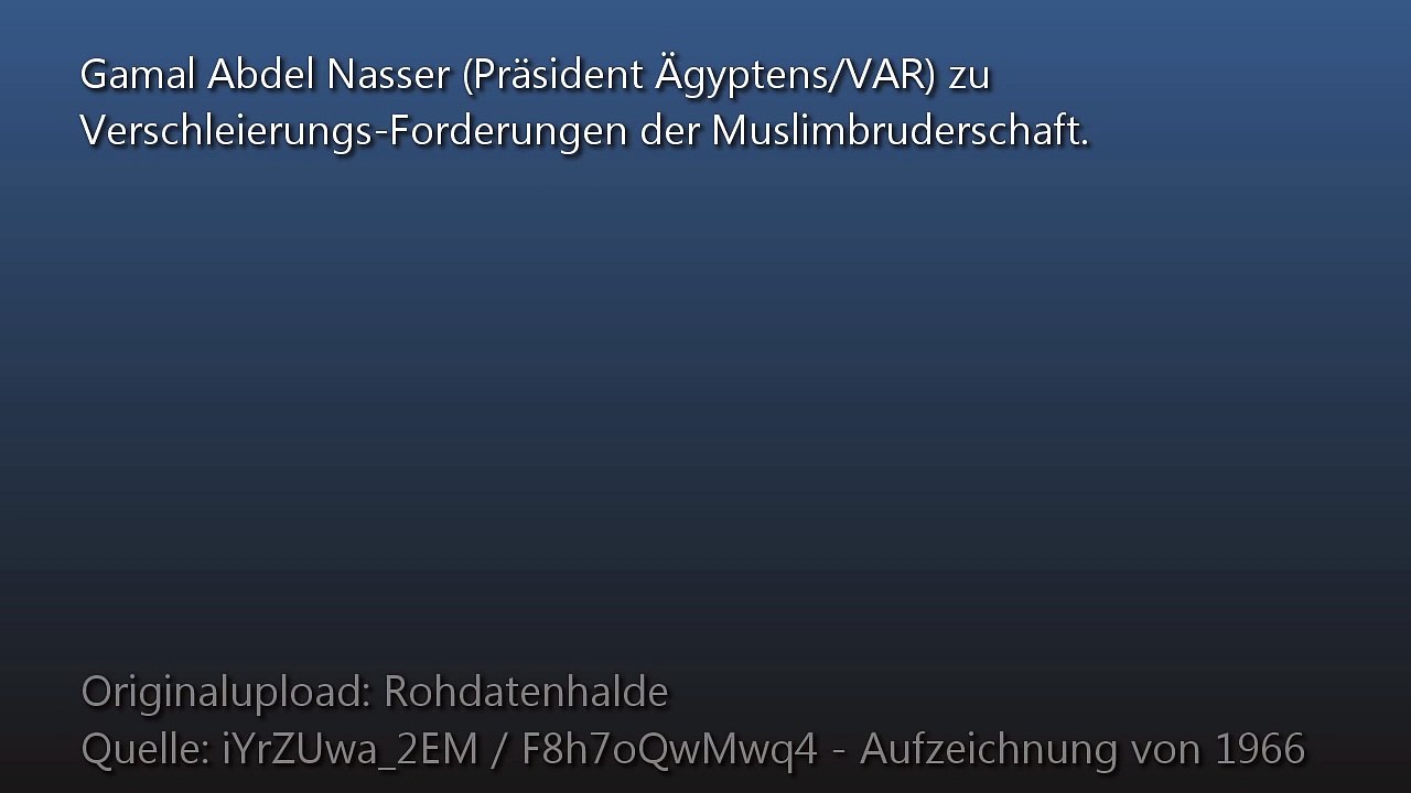 Islamisierung  Als arabische Muslime noch über die Vorstellung eines Kopftuchzwangs lachten