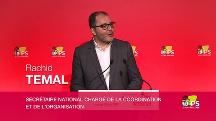 Conférence de presse de Rachid Temal suite au conseil national "Nous sommes clairement dans l'opposition et nous ne voterons pas la confiance au gouvernement"