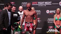 UFC Fight Night 46 Weigh-Ins- Conor McGregor vs. Diego Brandao