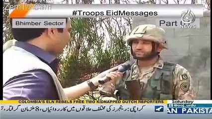 Pak Army K Jawan Ki Eid Per Special Message