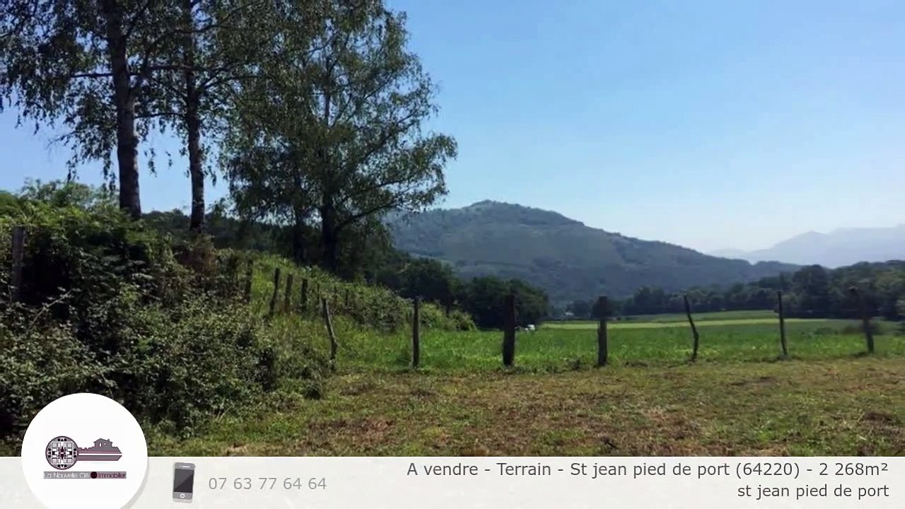 A vendre - Terrain - St jean pied de port (64220) - 2 268m²