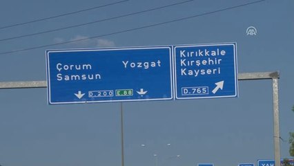 Kırıkkale'de Bayram Öncesi Trafik Yoğunluğu