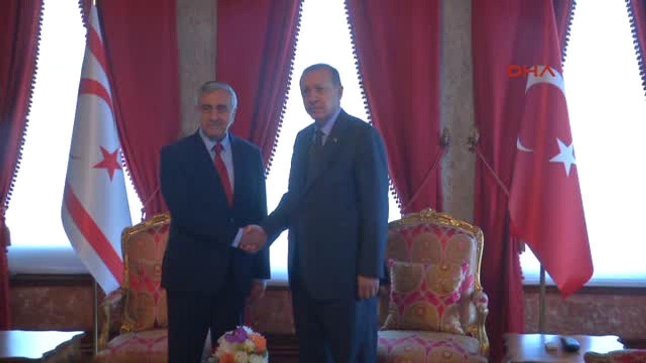 Cumhurbaşkanı Erdoğan KKTC Cumhurbaşkanı Akıncı Ile Görüştü