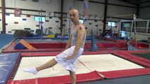 Bases acclamation gymnastique sur certains tutoriel Trampoline sauts / compétences battement