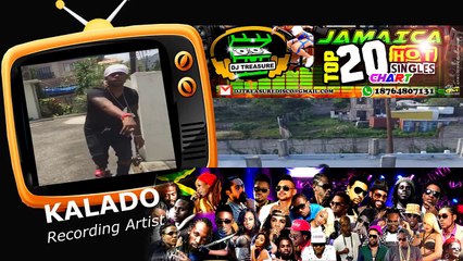 JAMAICA TOP 20 HOT SINGLES CHART AD # 4 (ENDORSED BY KALADO)