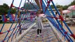 Château enfants pour amusement amusement énorme dans enfants de plein air parc Cour de récréation jouet Battersea zoo hd