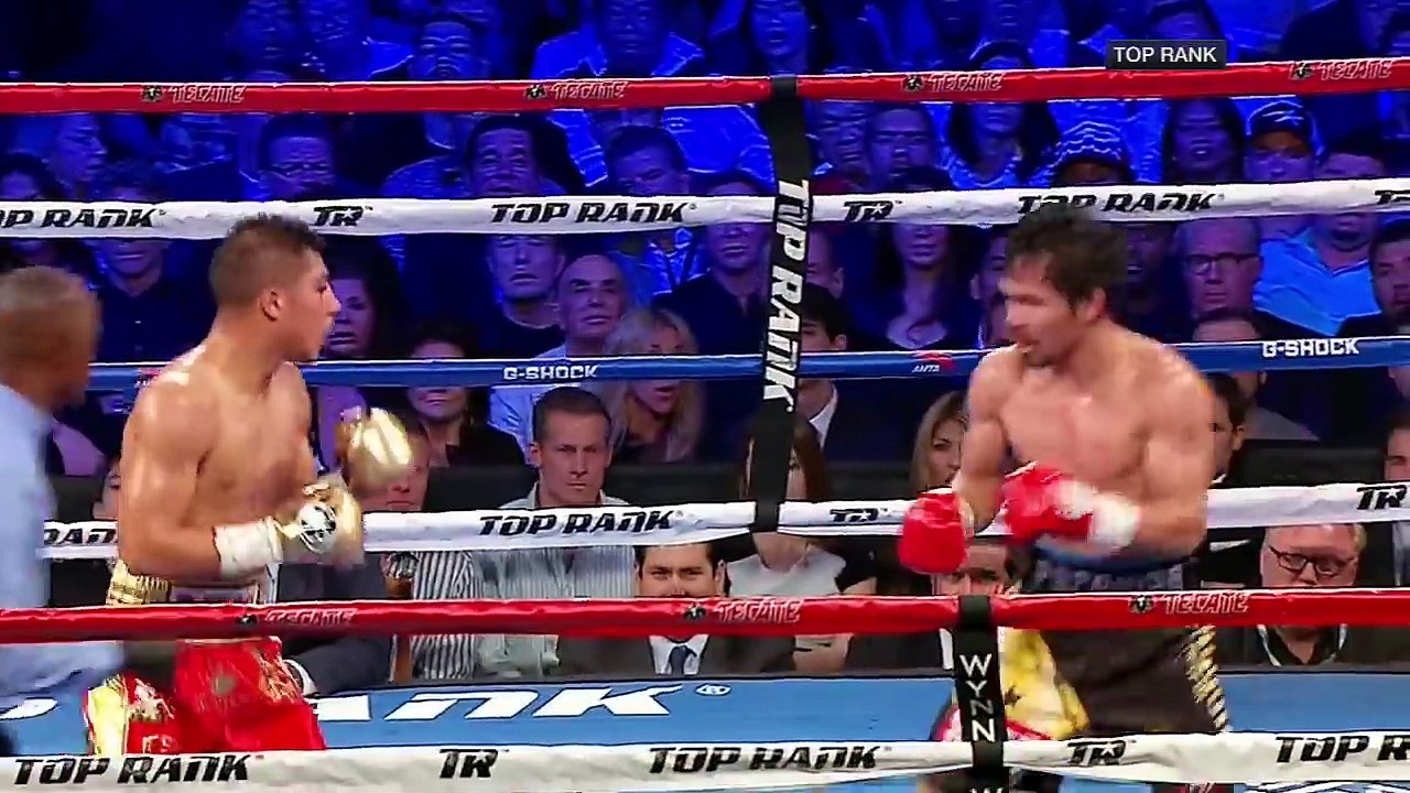 Manny Pacquiao vs Jesse Vargas Highlights HD (English)