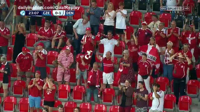 Lucas Andersen Goal HD - Czech Republic U21 0 - 1 Denmark U21 - 24.06.2017