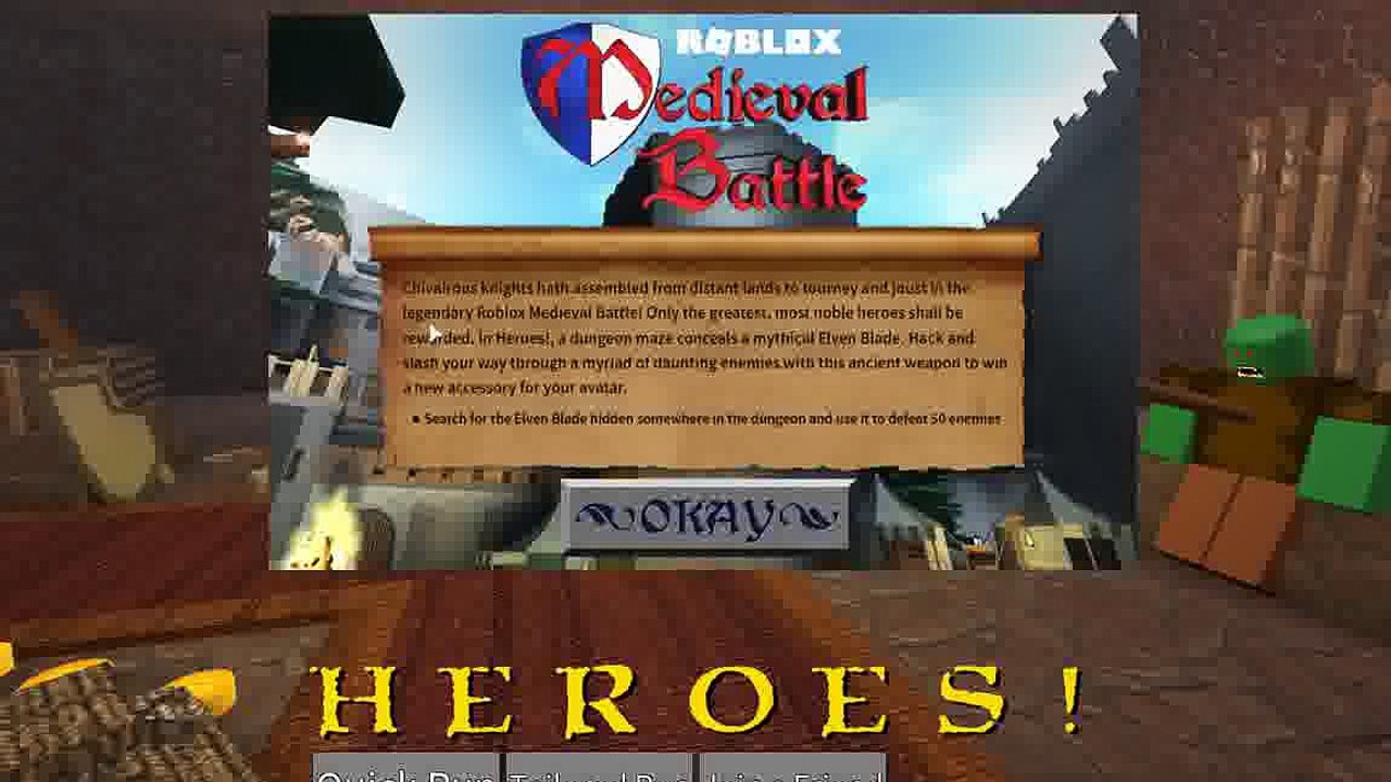 roblox medieval game roblox
