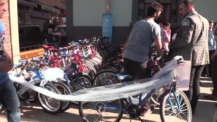Sabah Namazı Çocukları"Na Hediye Bisiklet